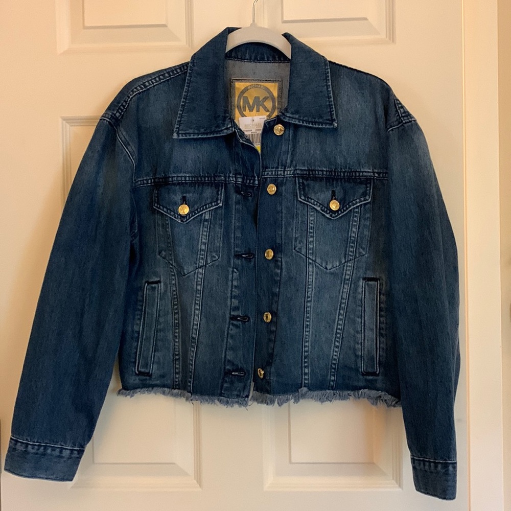 Size M Michael Kors Jean jacket NWT